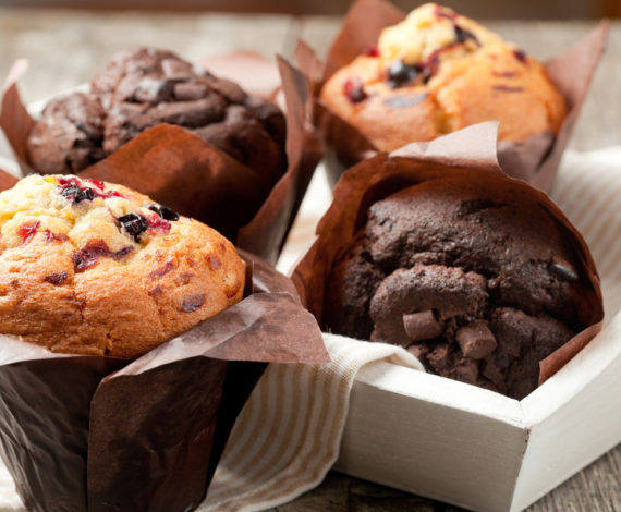 Chocolate and Toffee Apple Muffins
