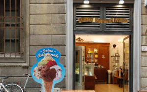 Una foto esterna dell'Antica Gelateria Fiorentina.